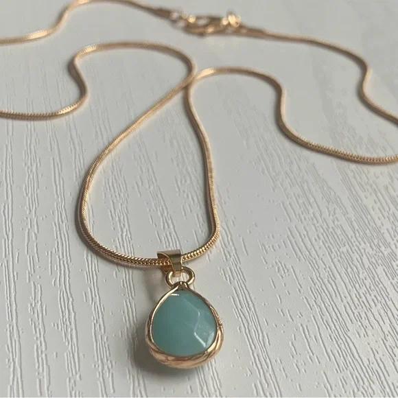 • NEW! Dainty Amazonite Necklace • - Picture 12 of 14